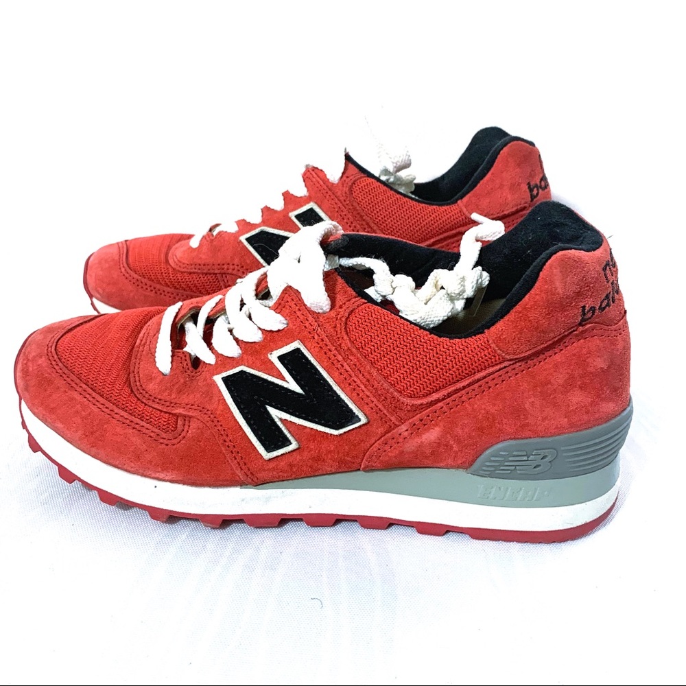 New Balance Red Athletic Shoes - Picture 3 of 7